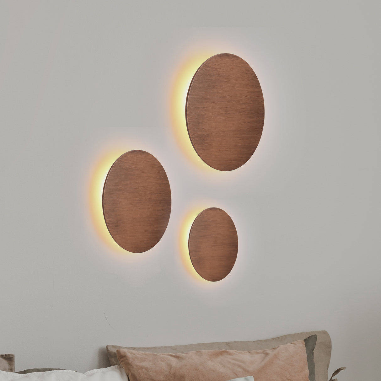 Lori Vegglampe Ø30 Børstet Kobber