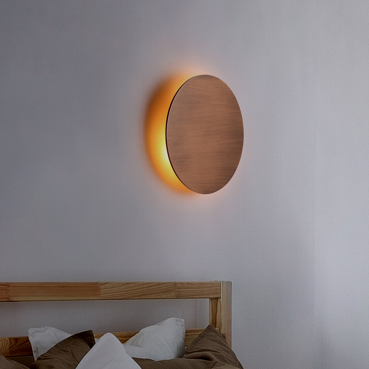 Lori Vegglampe Ø30 Børstet Kobber