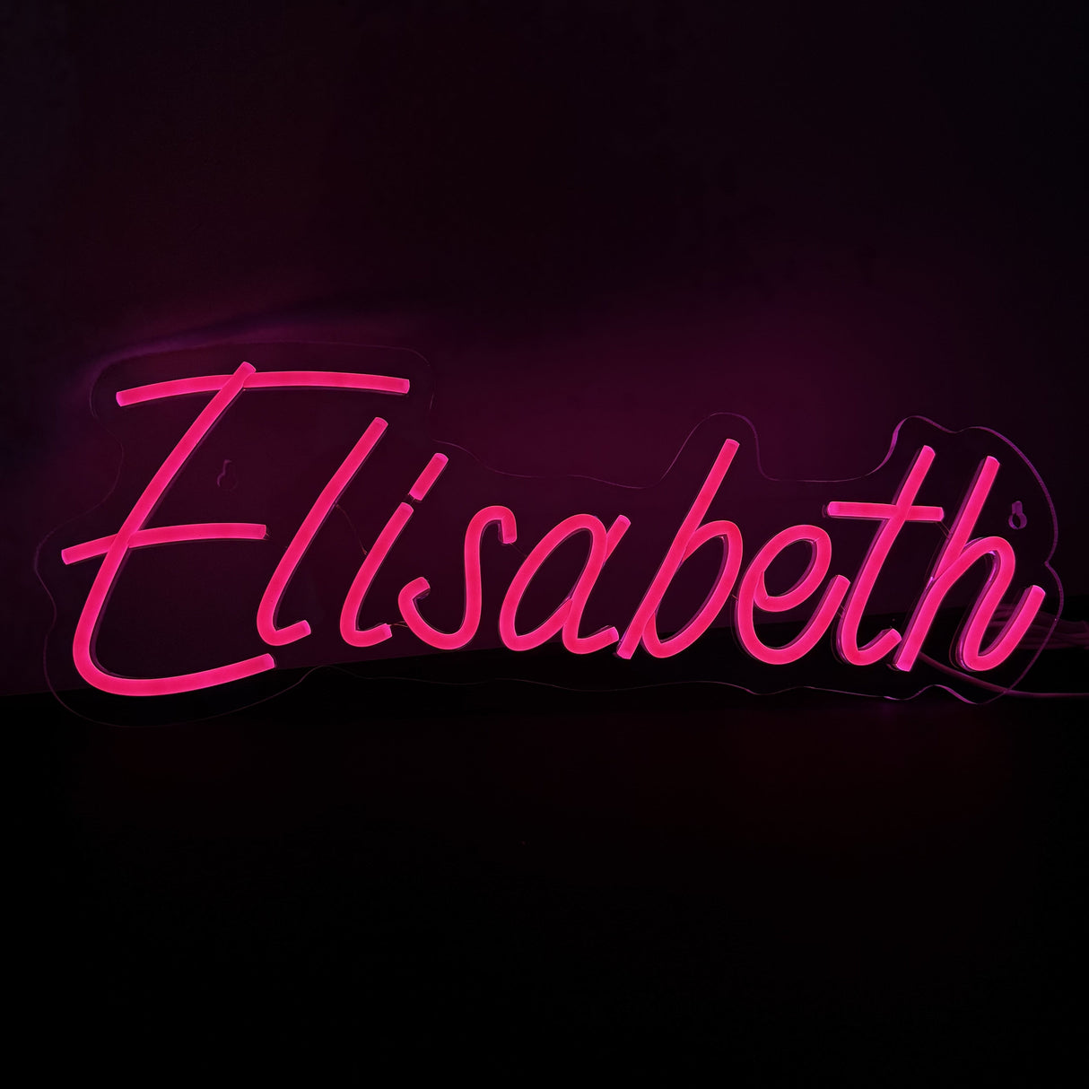 Neon Navneskilt Rosa