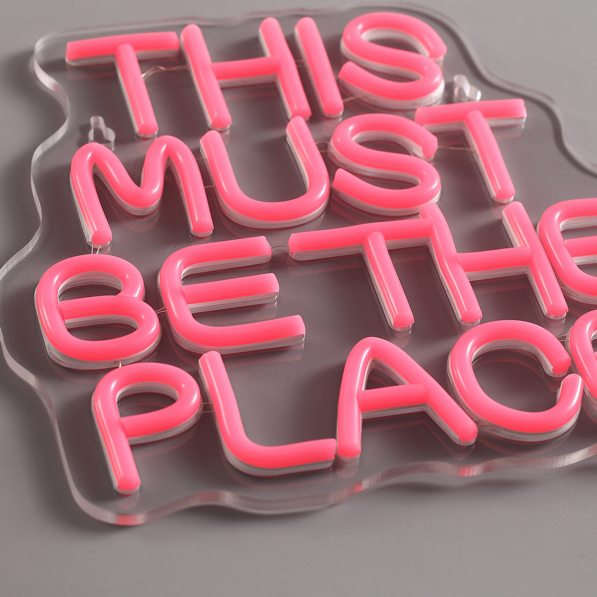 This Must Be The Place Neon Vägglampa-Lampconcept.se