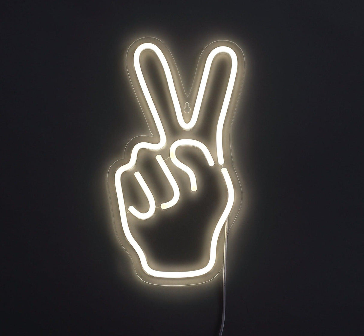 Peace Neon Vägglampa-Lampconcept.se
