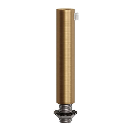 Cylinder Kabelklämma 7cm Borstad Mässing-Lampconcept.se