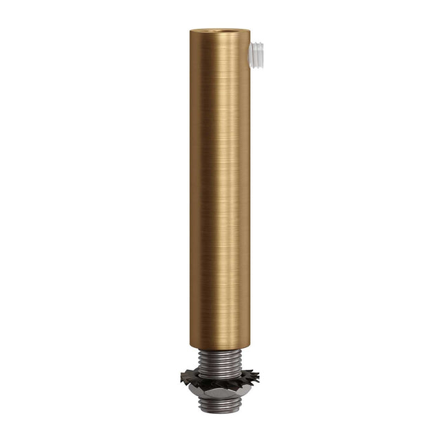 Cylinder Kabelklämma 7cm Borstad Mässing-Lampconcept.se
