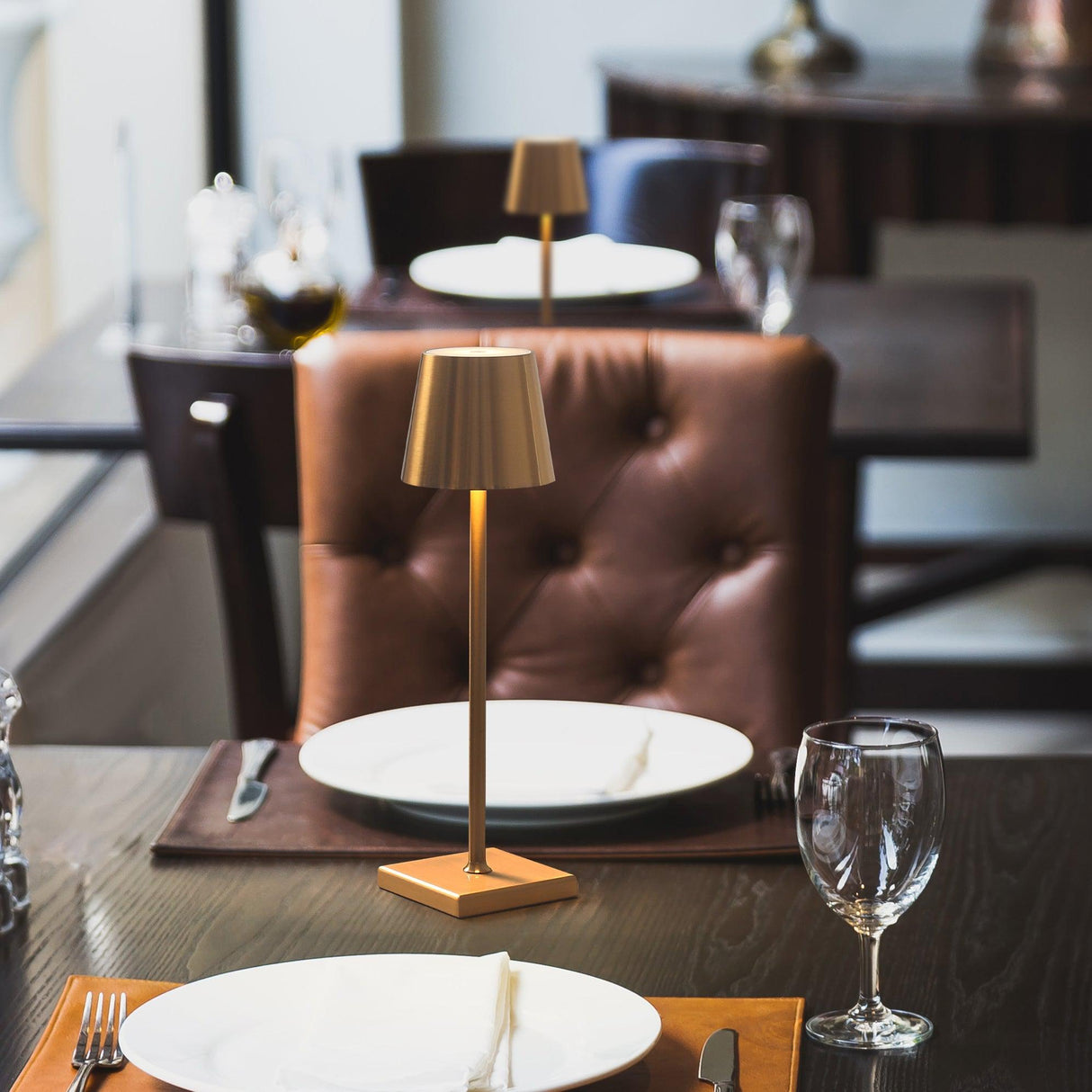 Garda 38cm Sladdlös IP54 Mässing-Lampconcept.se