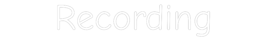 Custom Neon: Recording