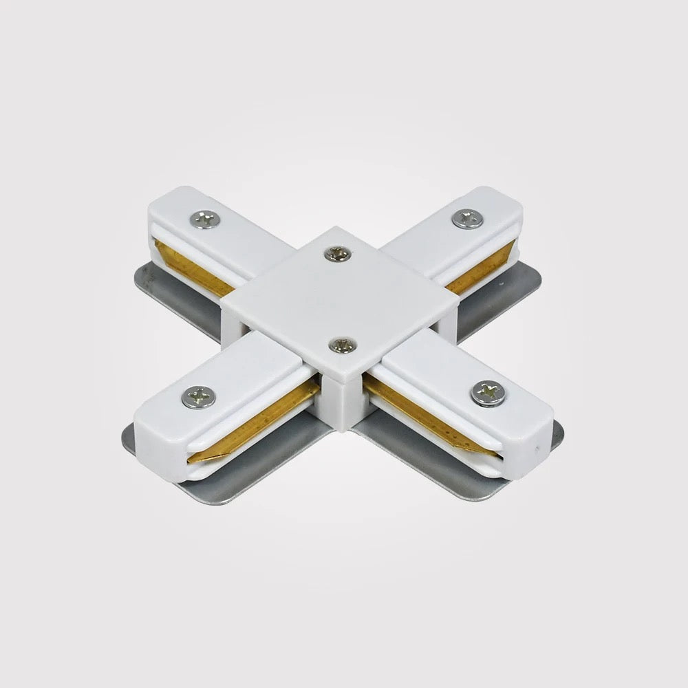 X-Stykke Strømskinne 1-Faset Hvid