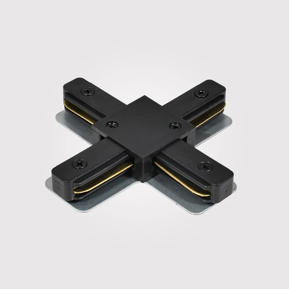 X-Stykke Strømskinne 1-Faset Sort