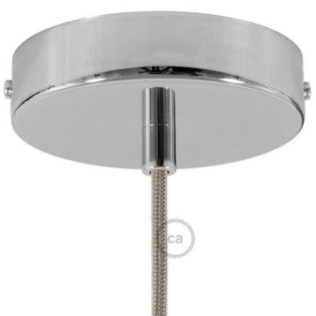 Takkopp För 1 Lampa Ø12 Klar Krom-Lampconcept.se