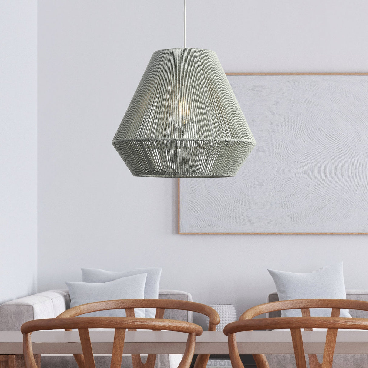 Cadiz Taklampa Ø32 Mint Grön-Lampconcept.se