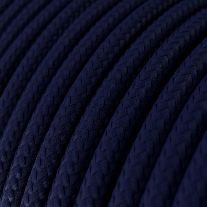 Textilkabel Mörkblå-Lampconcept.se