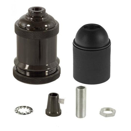 Vintage Lamphållare Svart-Lampconcept.se