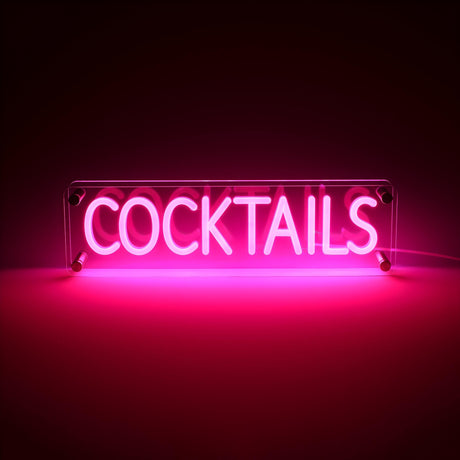 Neon Box Bordlamper
