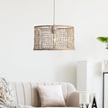 Nest Rattan Taklampe Ø30