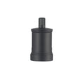 Royale Lampeholder E27 - Matt Svart