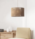 Strings Jute Taklampe Ø30