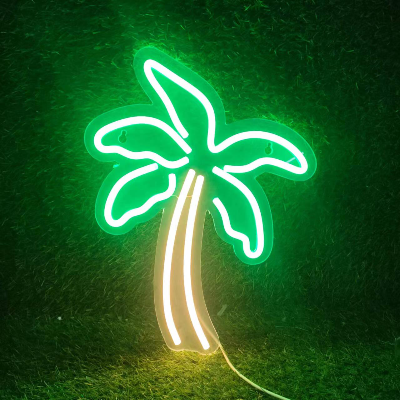 Palm Tree Neon Vägglampa-Lampconcept.se
