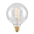 LED E27 G125 Spiral Dimbar - Klar