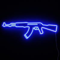 AK-47 Neon Vegglampe