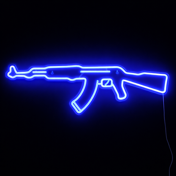 AK-47 Neon Vegglampe