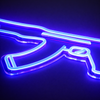 AK-47 Neon Vegglampe