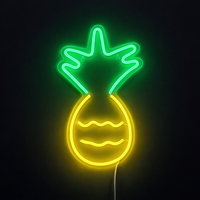 Ananas Neon Vegglampe