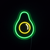 Avokado Neon Vegglampe