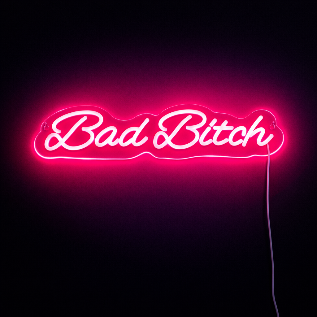 Bad Bitch Neon Vegglampe