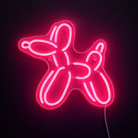 Balloon Animal Neon Vegglampe