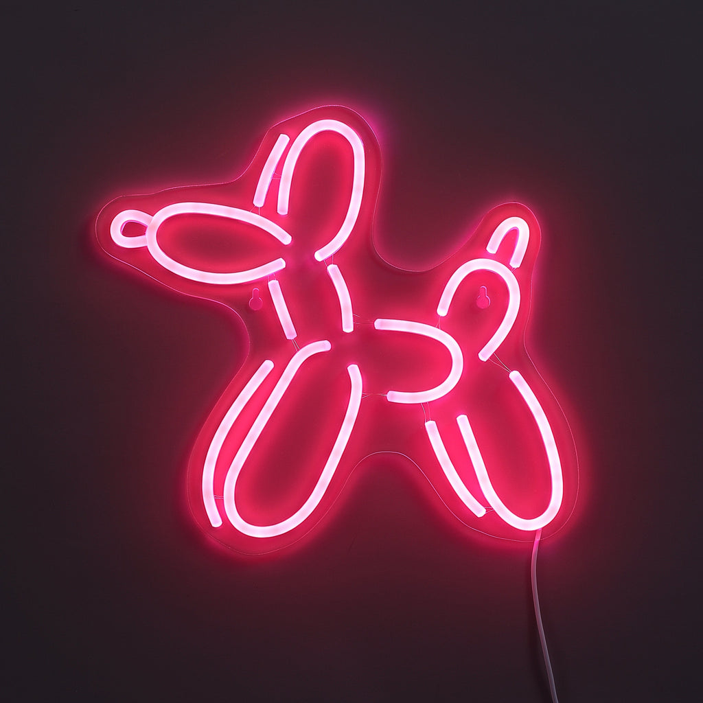 Balloon Animal Neon Vägglampa-Lampconcept.se