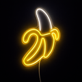 Banana Neonskilt - Gul