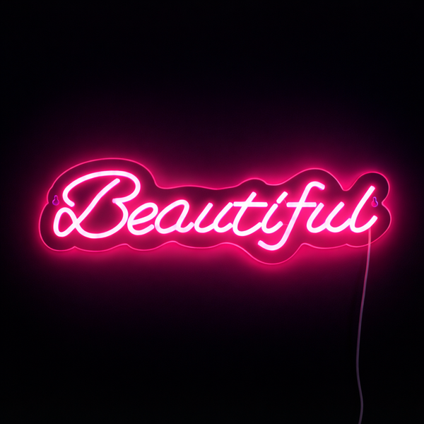 Beautiful Neon Vegglampe