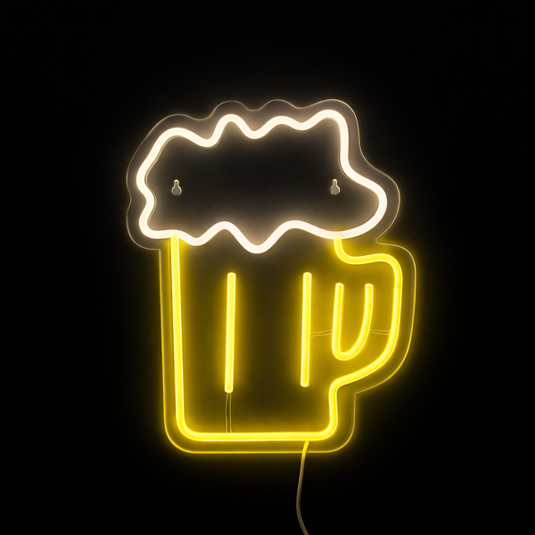 Beer Neon Vegglampe