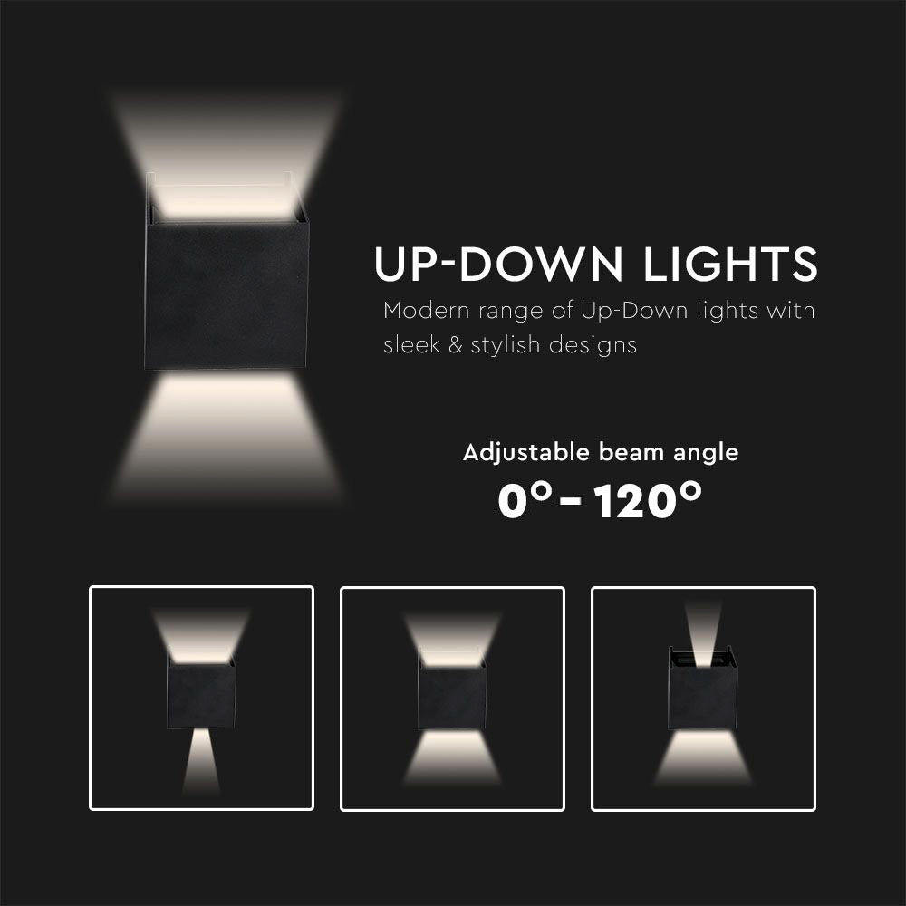 LED Vegglampe Utendørs IP54 6W