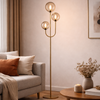 Bubbles Gulvlampe Amber