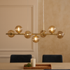 Bubbles Langbordslampe 90cm Amber