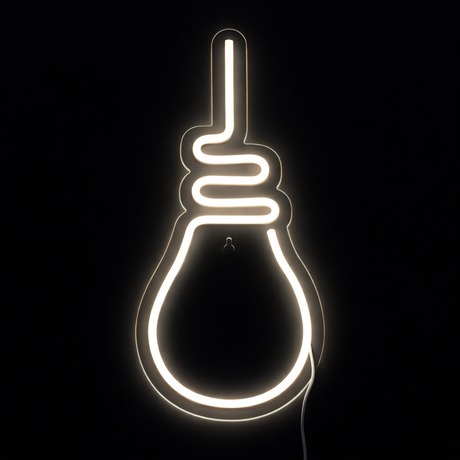 Bulb Neon Vegglampe