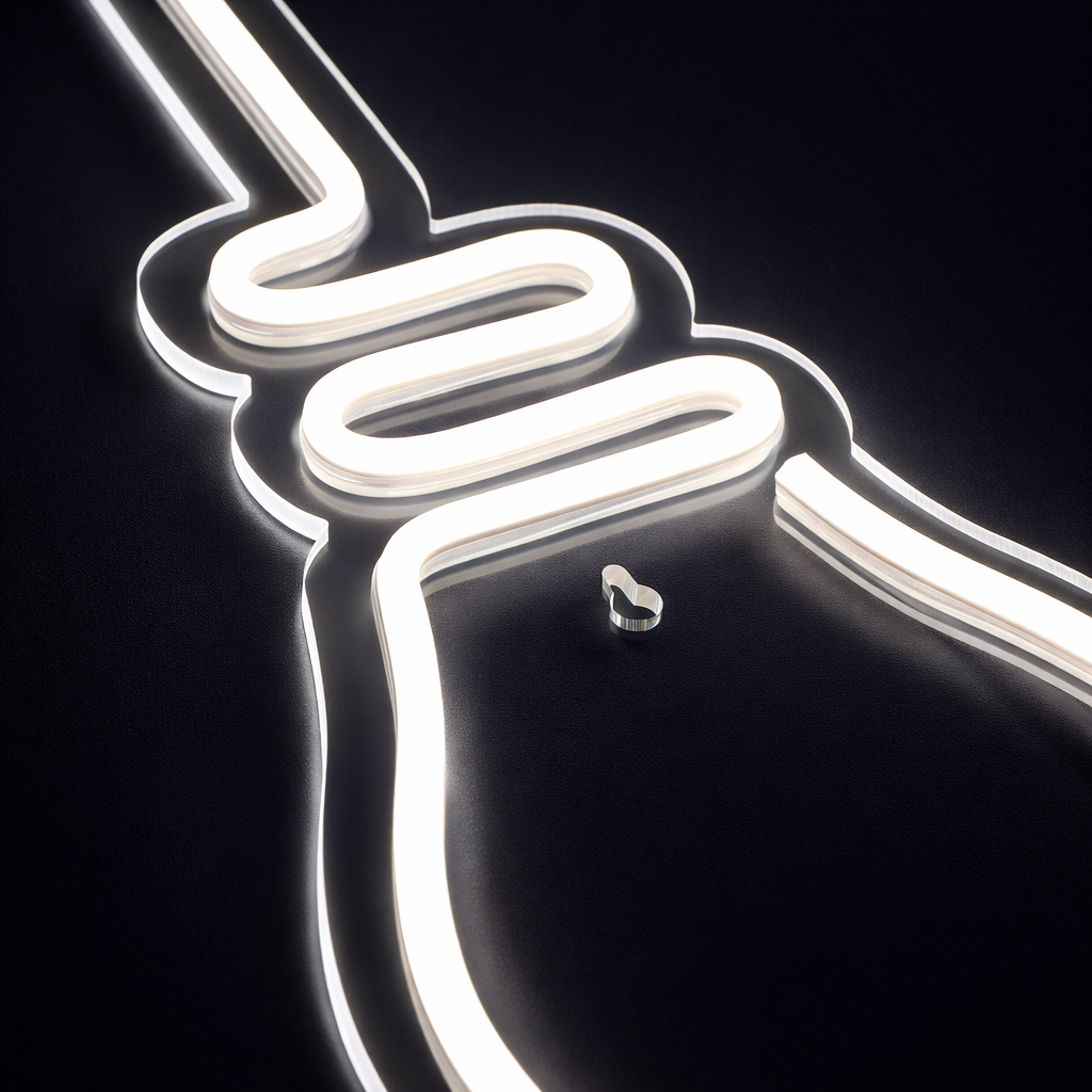 Bulb Neon Vegglampe