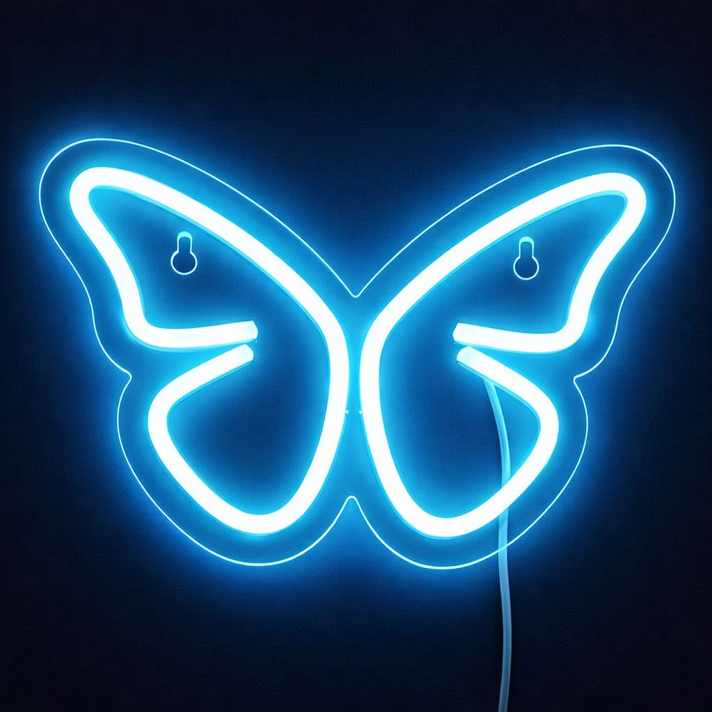 Butterfly Neonskilt
