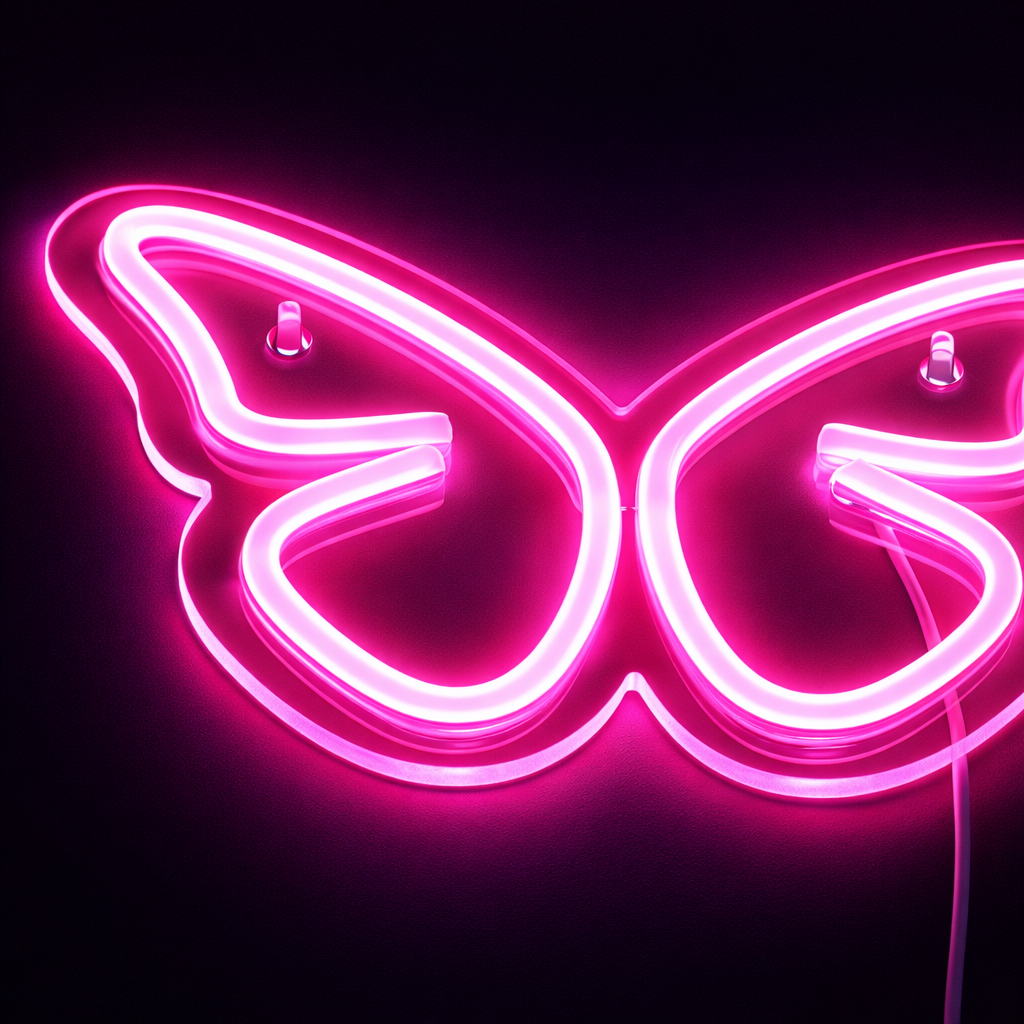 Butterfly Neonskilt