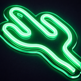 Cactus Mini Neon Vegglampe