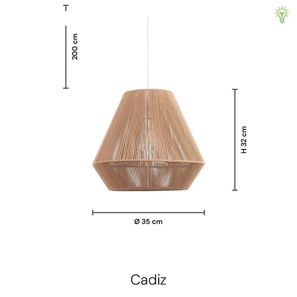 Cadiz Taklampe Ø35