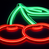 Cherry Neon Vegglampe