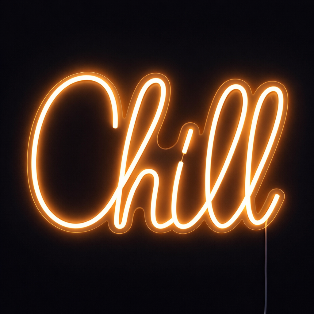 Chill Neon Vegglampe