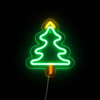 Christmas Tree Neon Vegglampe