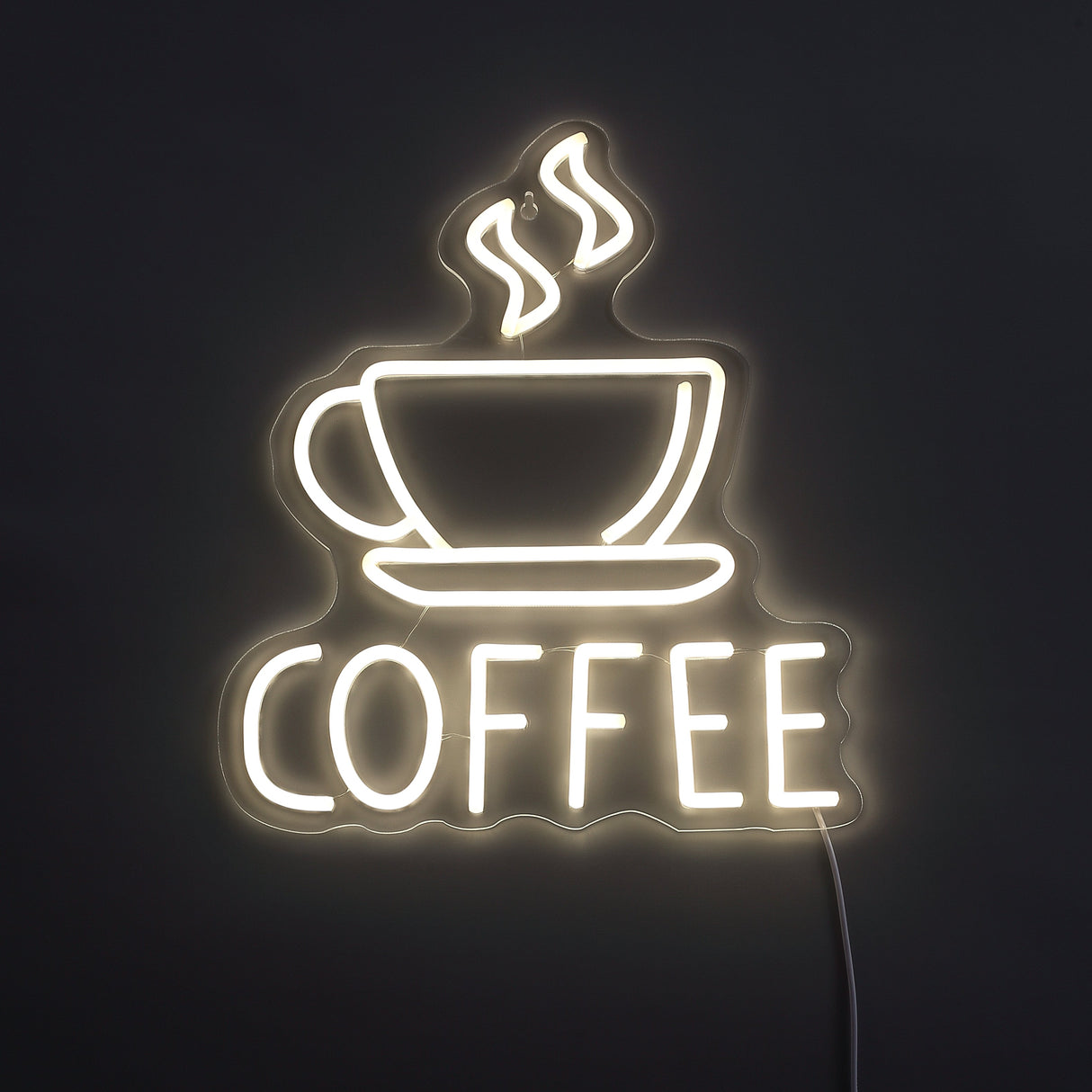Coffee Neon Vägglampa-Lampconcept.se
