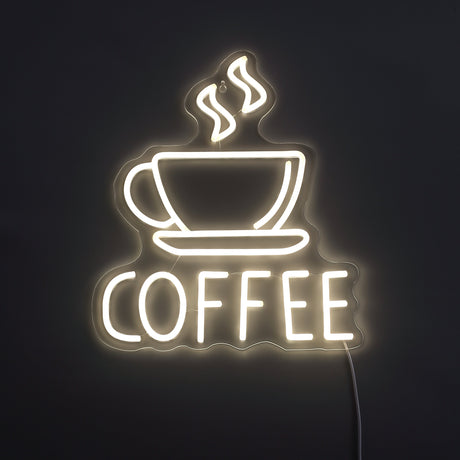 Coffee Neon Vägglampa-Lampconcept.se