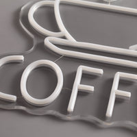 Coffee Neon Vägglampa-Lampconcept.se
