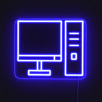 Computer Neon Vegglampe