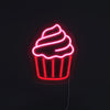Cupcake Neon Vegglampe