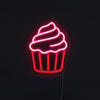 Cupcake Neon Vegglampe